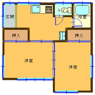 茨城県常総市向石下【一戸建】の間取り