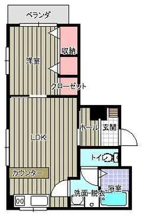 山形県山形市双葉町2【マンション】の間取り