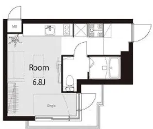 東京都文京区根津1【マンション】の間取り