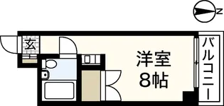 レジデンス十日市【7階】の間取り