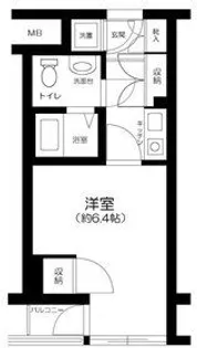 東京都港区白金台2【マンション】の間取り