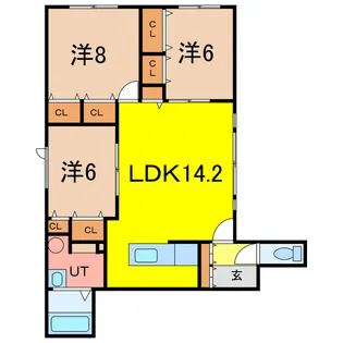 Hobo【2階】の間取り