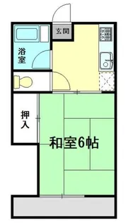 コーポ柏木【1階】の間取り