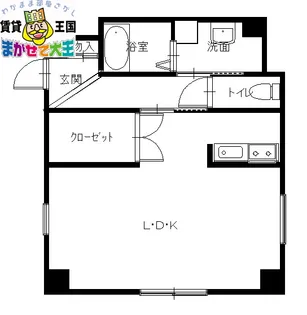 シャーレン愛宕【1階】の間取り