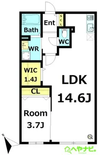 愛知県名古屋市名東区一社3【マンション】の間取り