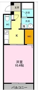 1Kの間取り画像