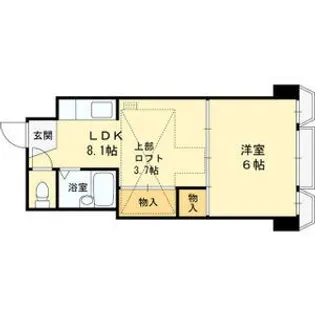 奈良県奈良市法華寺町【マンション】の間取り
