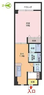 リバティ文京【2階】の間取り
