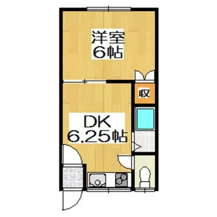 ハイツコスコン【2階】の間取り
