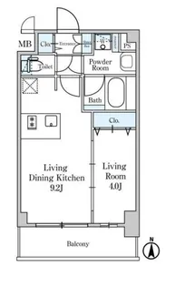 東京都江東区南砂2【マンション】の間取り