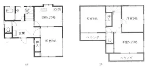 東京都八王子市元横山町2【一戸建】の間取り