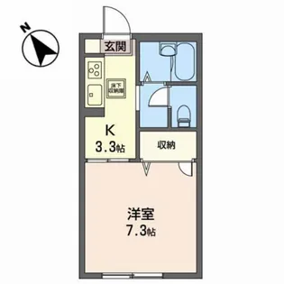 ドルフ・エイトク【1階】の間取り