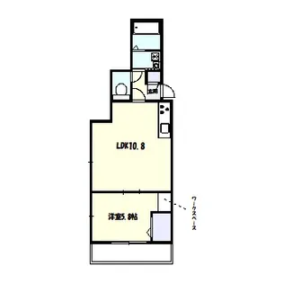 神奈川県川崎市中原区下小田中3【アパート】の間取り