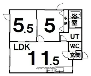 KUROSU.20【1階】の間取り