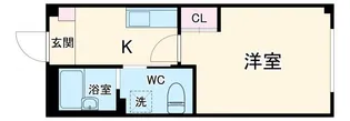1Kの間取り画像