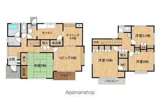 千葉県流山市長崎1【一戸建】の間取り