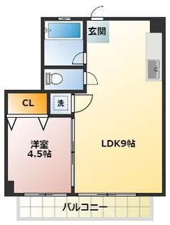 グリーンコーポラス【4階】の間取り