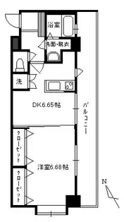 神奈川県川崎市高津区久地1【マンション】の間取り