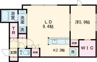 norfino nishiasa【1階】の間取り