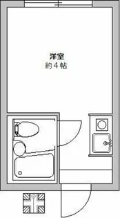 クリスタルハウス【1階】の間取り