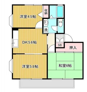 シャトルファーム【2階】の間取り
