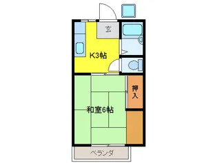 サンシティモリヤ【2階】の間取り