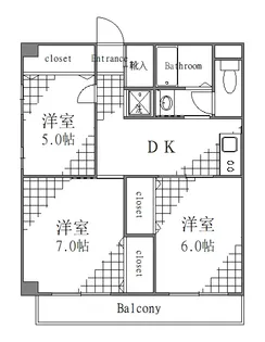 東京都台東区北上野2【マンション】の間取り