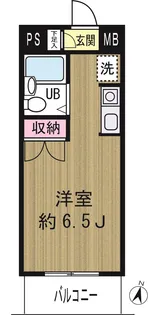 シティコート川崎【6階】の間取り