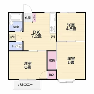 スクエア葉山【2階】の間取り