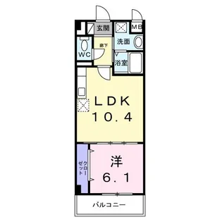 ミヤツカ8【3階】の間取り
