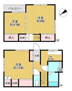 東京都江戸川区北小岩4【一戸建】の間取り
