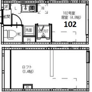 仮称)東大泉3丁目NeoAVAND【1階】の間取り