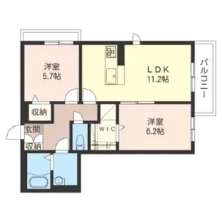 オルタンシア【3階】の間取り