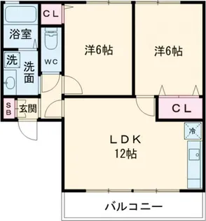 Luce Del Sole【2階】の間取り