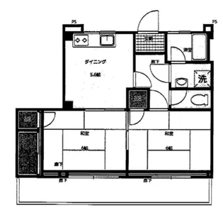 田中ビル【2階】の間取り