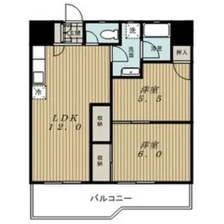 サンライフ城南【2階】の間取り