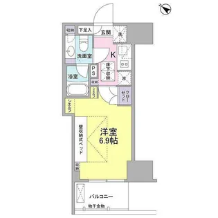SIL西五反田【1階】の間取り