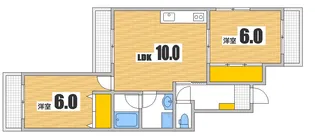 シティハイツ金屋【7階】の間取り