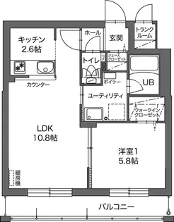 ル・ノール桑園【2階】の間取り