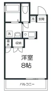 アンリシェール橋本 B【4階】の間取り