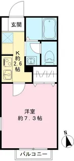 ハイム・ラグ・ドール【2階】の間取り