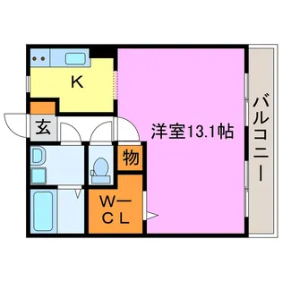 夢咲きの里D棟【2階】の間取り