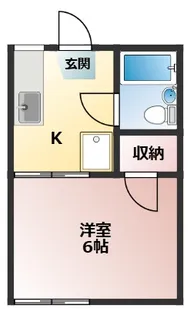 みどりコーポ【1階】の間取り