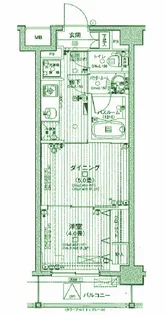 日神デュオステージ六郷土手【2階】の間取り