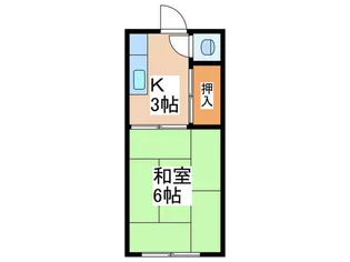 やま喜荘【2階】の間取り
