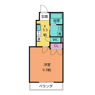 ウルバーノ【1階】の間取り