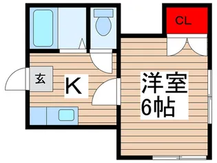 南柏オカモト・コ-ポ【1階】の間取り