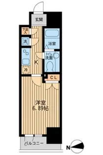 東京都新宿区大久保2【マンション】の間取り