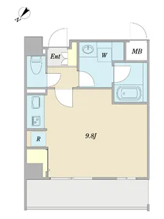 ダイニチ船堀ビル【4階】の間取り