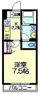 SKY CREST(スカイクレスト)【1階】の間取り